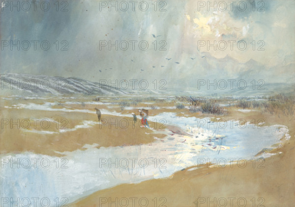 Spis Landscape in Winter, around 1879.