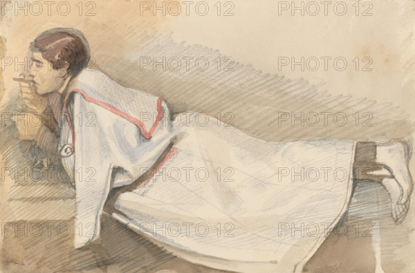 A reclining valet, 1877.