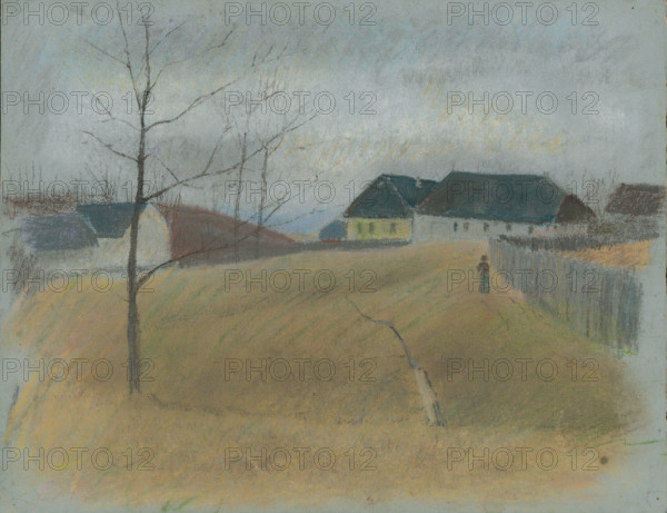 At the end of the village, 1875/1885.