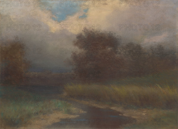 At the stream, around 1910.