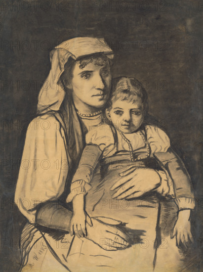 Mother with child, 1885.