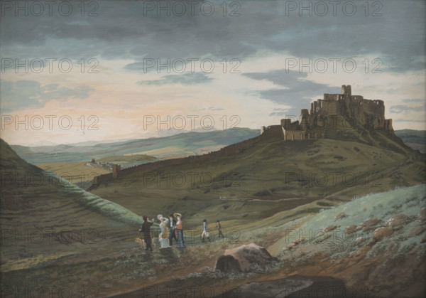 Landscape with Spis Castle, 1805-1810.