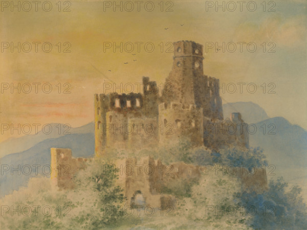 Ruins of castle, 1895-1899.