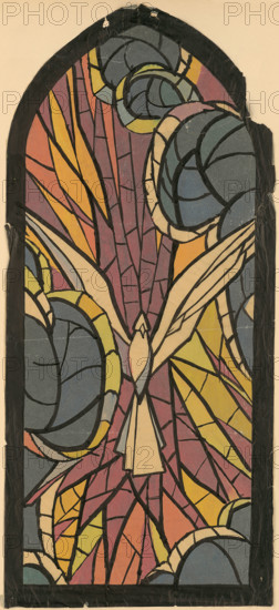 Design for a glass window III., 1940-1944.