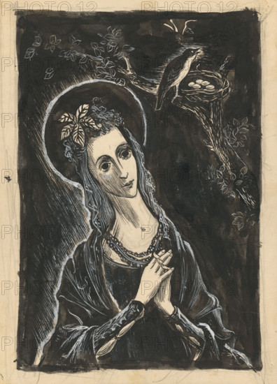 Saint with a Bird, 1939/1944.