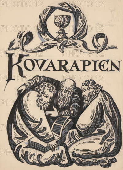 Cover design (Kovarapien), 1940/1944.