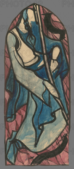Fujara player, 1940-1944.
