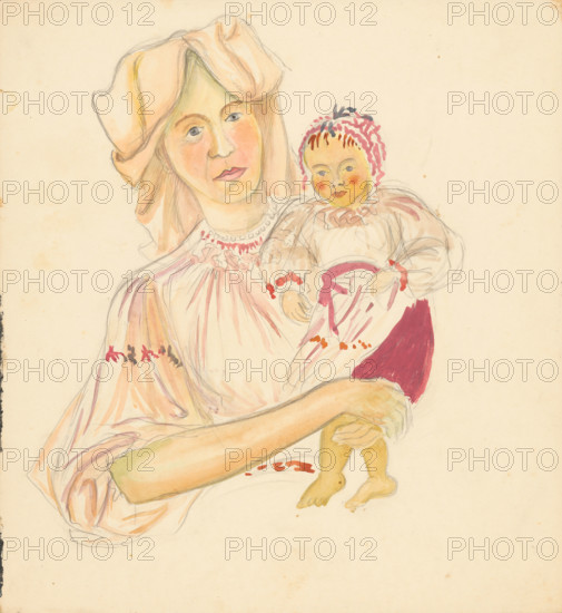Mother with child, 1940/1944.