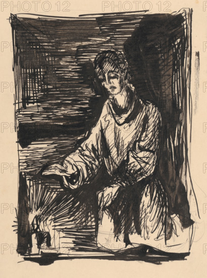 Figure by candlelight , 1940/1944.