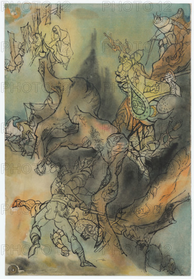 Study for a Full-Page Illustration for a Fairy Tale, 1940-1944.