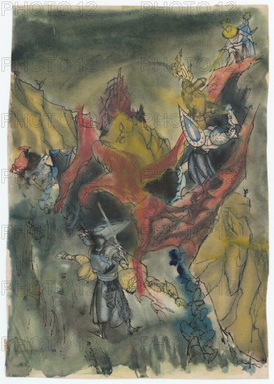 Study for a Full-Page Illustration for a Fairy Tale, 1940-1944.