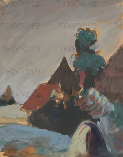 Village cottages, 1940/1944.