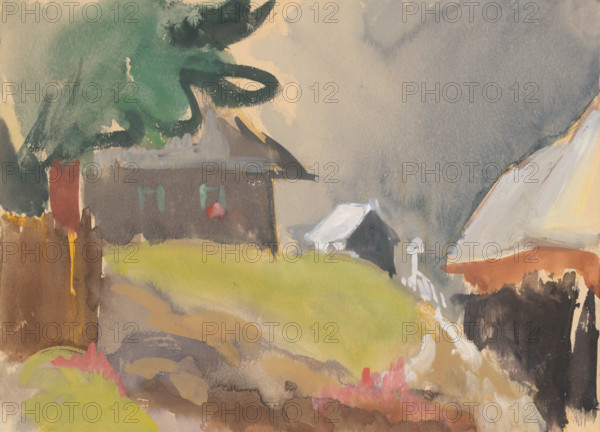 Village cottages, 1940/1944.