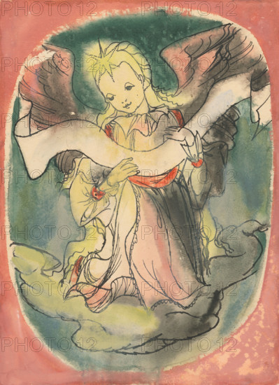 Angel (Christmas illustration) , 1940/1944.