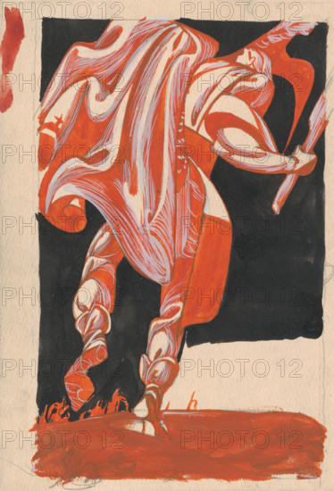 Study for the Cover Design for the Book by Stefan Graf, Juro Janosiak, 1940-1944.