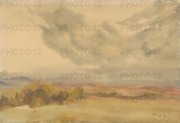 Clouds over the plain, 1929.