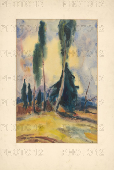 Three Trees on the Plain, 1929.