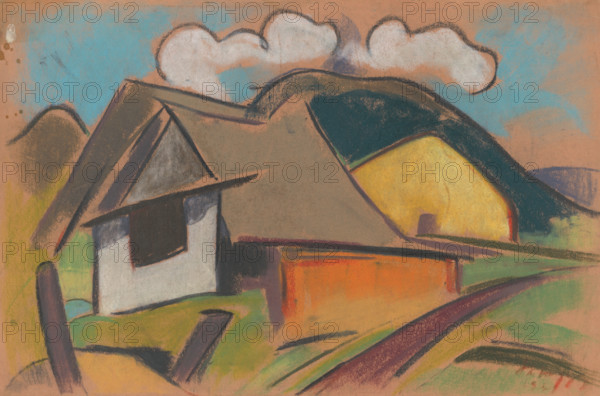 Cottages in the mountains, 1931.