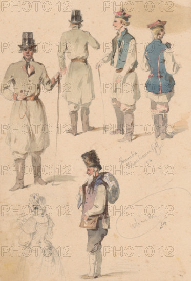 Costume Study, 1854.