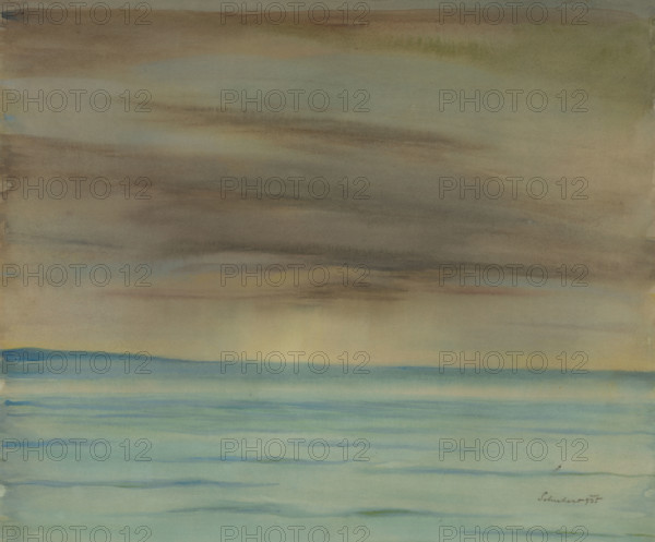 Sunset by the sea, 1935.