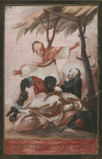 Death of St. Francis Xavier, 1700-1730.