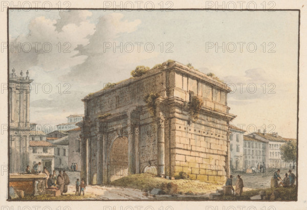 Triumphal arch in Rome, 1701/1800.