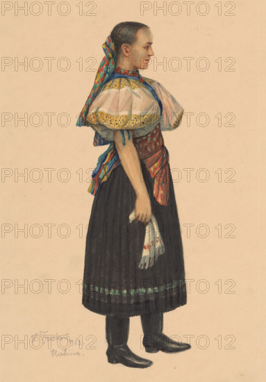 Study of a woman from Habina, 1923.