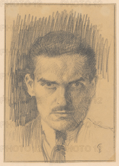 Self-portrait, around 1920.