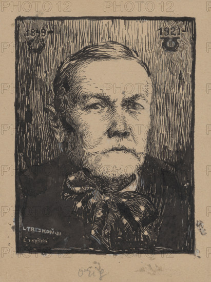 Portrait study of P.O.Hviezdoslav, 1921.