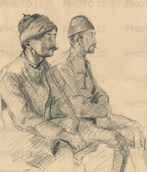 Study of Balkan types, 1890-1900.