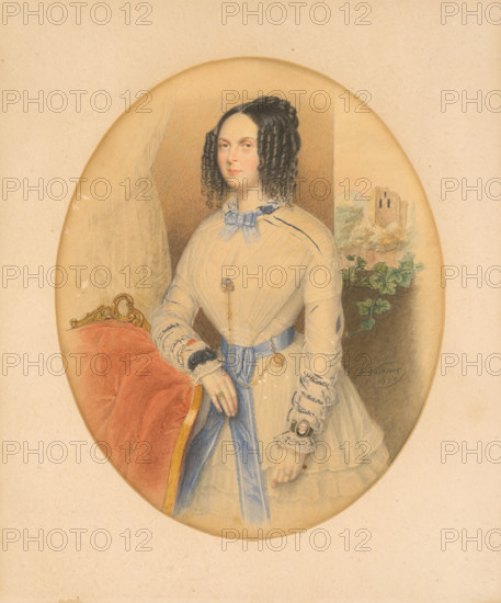 Portrait of a woman, 1844.