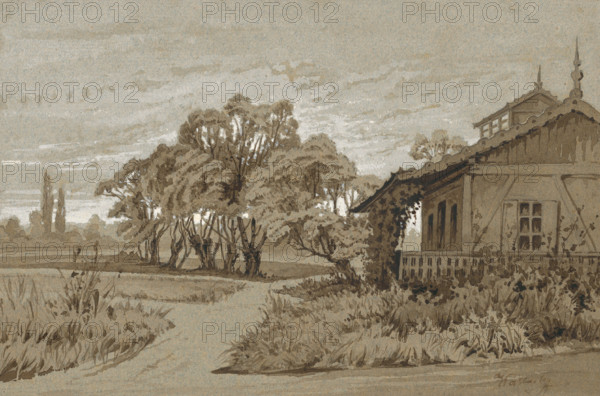 Greb - park in Poprad, 1875-1880.