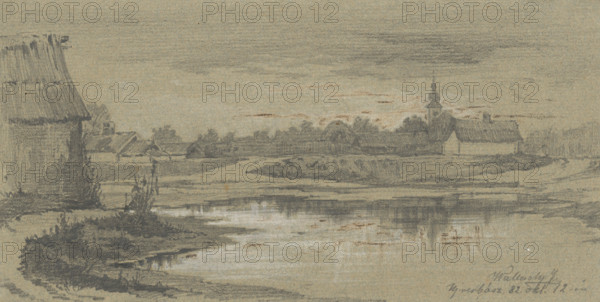 Study from the village of Ujverbasz, 1882.