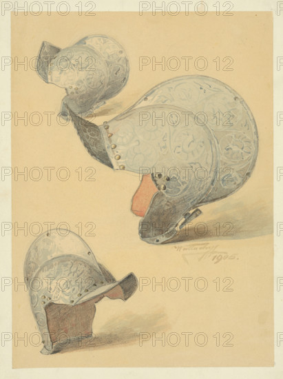 Study of Helmets, 1905.