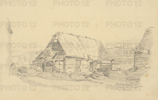 Study from Ganovce, 1874.