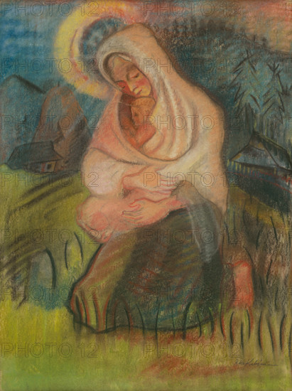 Mother with child, around 1940.