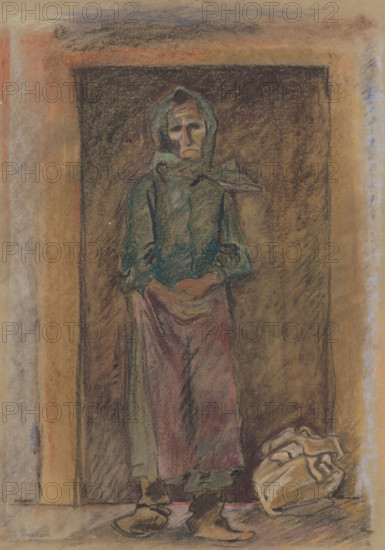 Old woman, around 1935-1940.