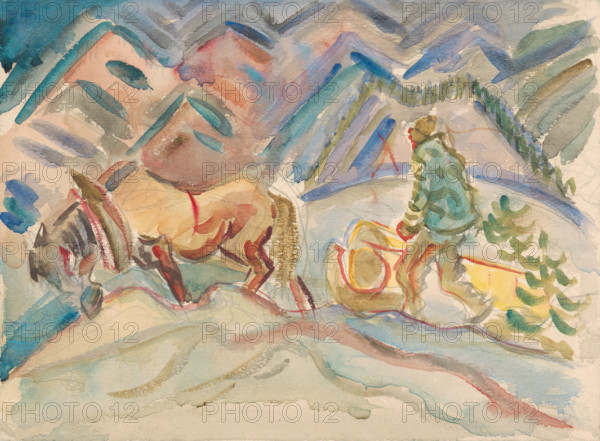Wood collection, around 1940.
