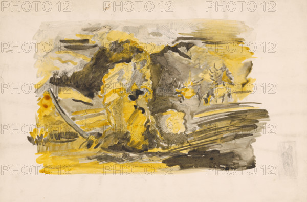 Picking potatoes, around 1940.