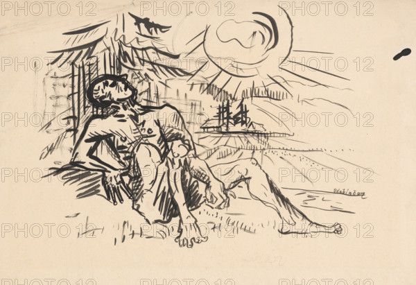 He just left, he didn't come back, around 1940.