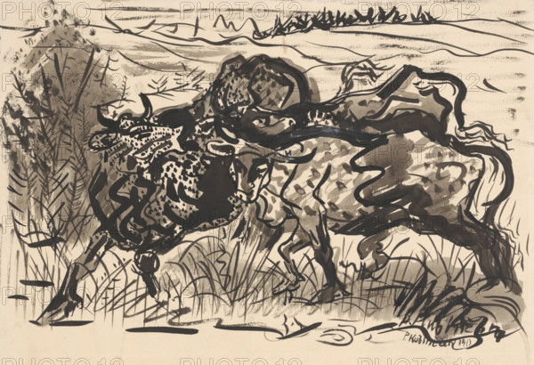 Cows in a Pasture, 1940.