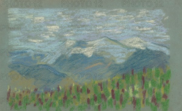 Hillside landscape, 1935-1944.