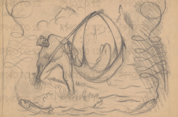 Fisherman with his Catch, 1925-1935.