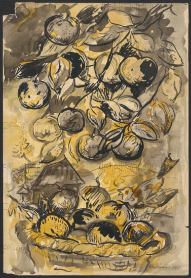 Still life with apples, 1940.