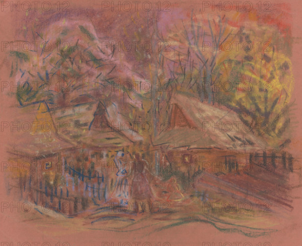 Village motif, 1940-1944.