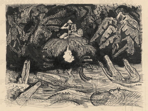 Stories in the wilderness - 6, 1939-1940. Additional Info: Illustrations for the book - Ludo Ondrejov. Adventures in the Wilderness. Bratislava; Martin: Jan Horacek, 1940.