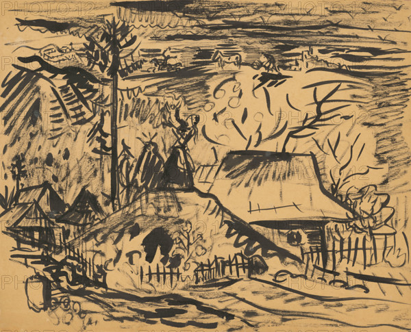 Scene from Orava, okolo 1935.