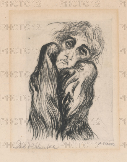 The sick (Die Kranke), 1920-1929.