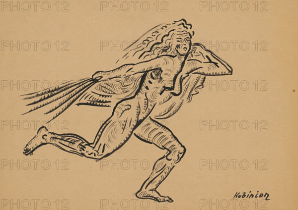 Female figure (Wind), c1935.