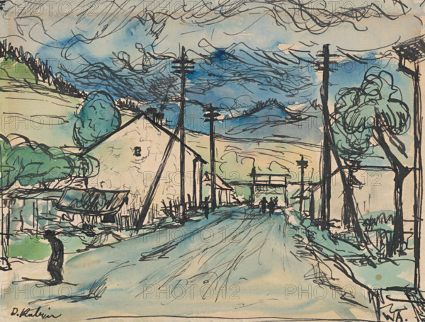 Sad Man in the Village, 1930-1939.